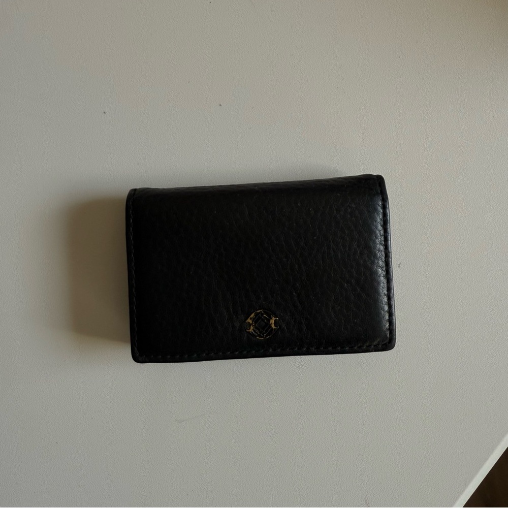 Black Leather Card Holder / wallet